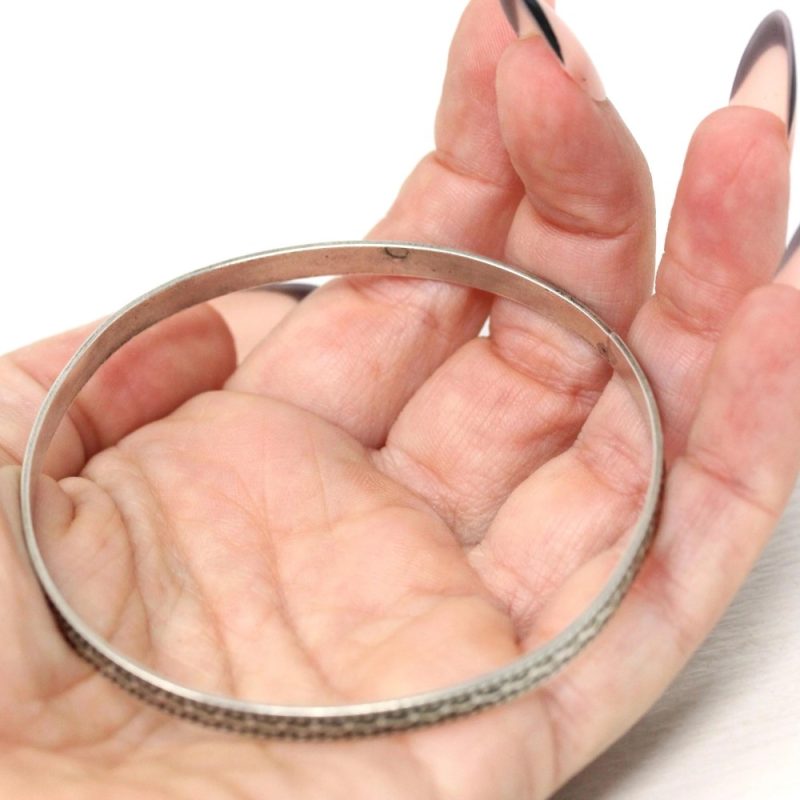 sterling silver bangle bracelet