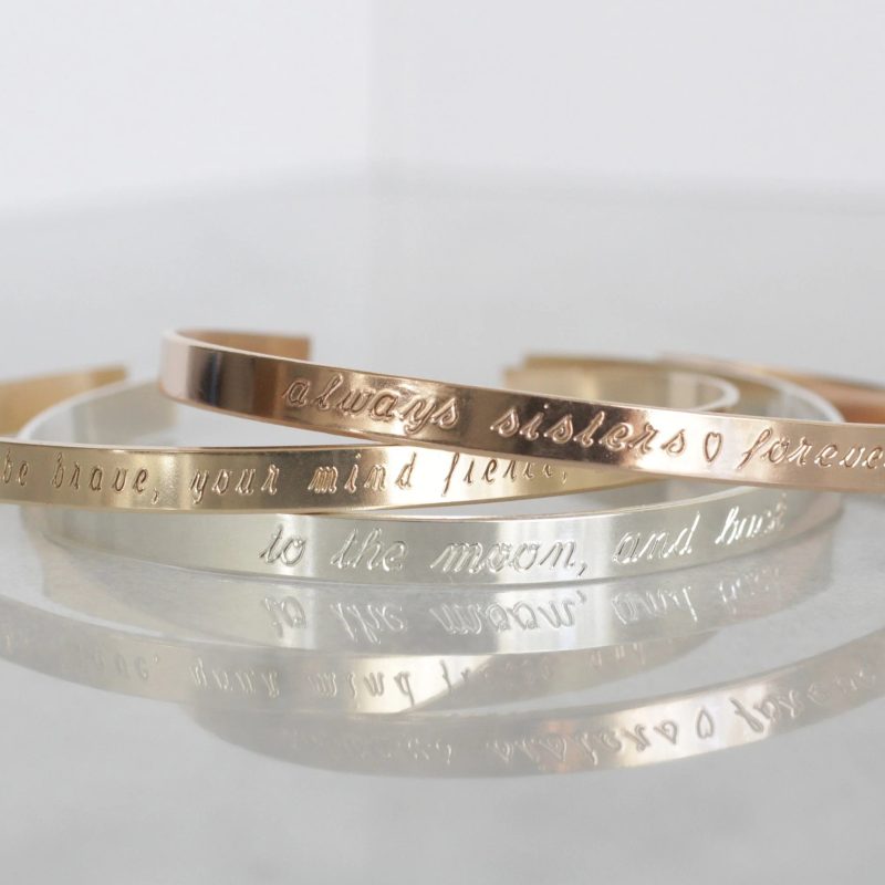 personalised bangle