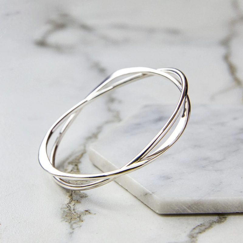 sterling silver bangle bracelet
