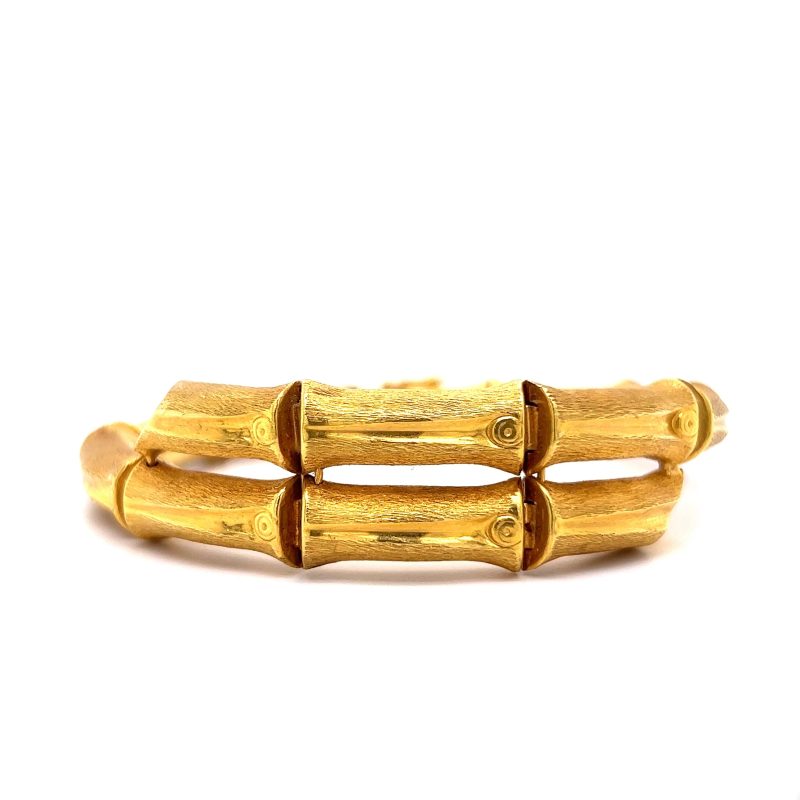 18k gold bangle