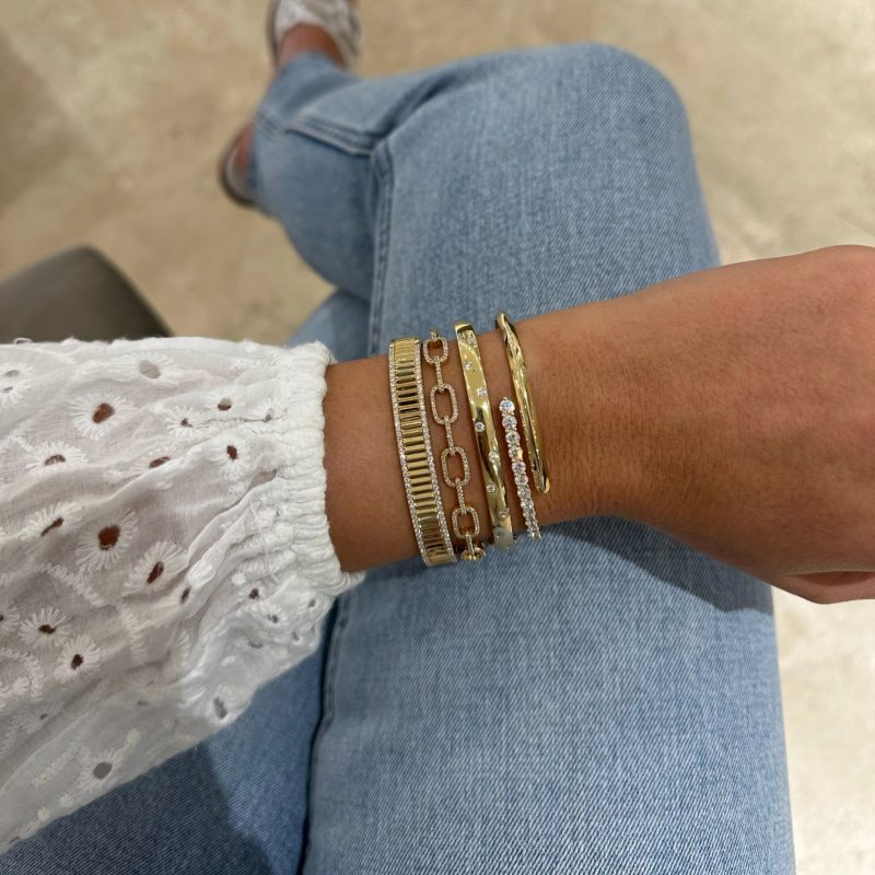 bangle bracelets gold