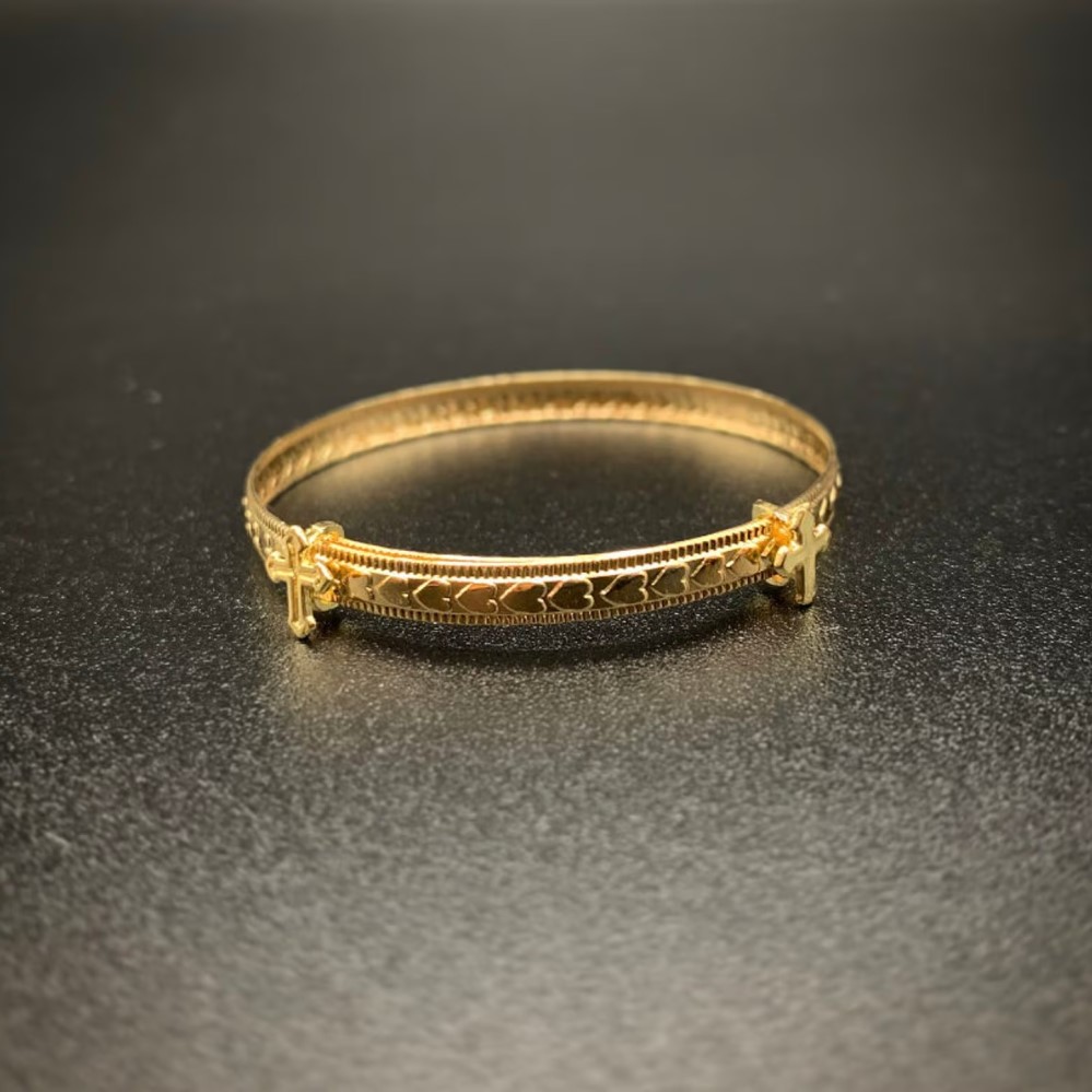 baby gold bangle bracelet