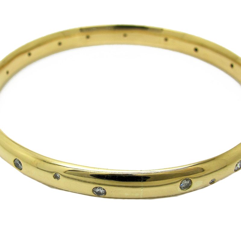solid 9ct gold bangle