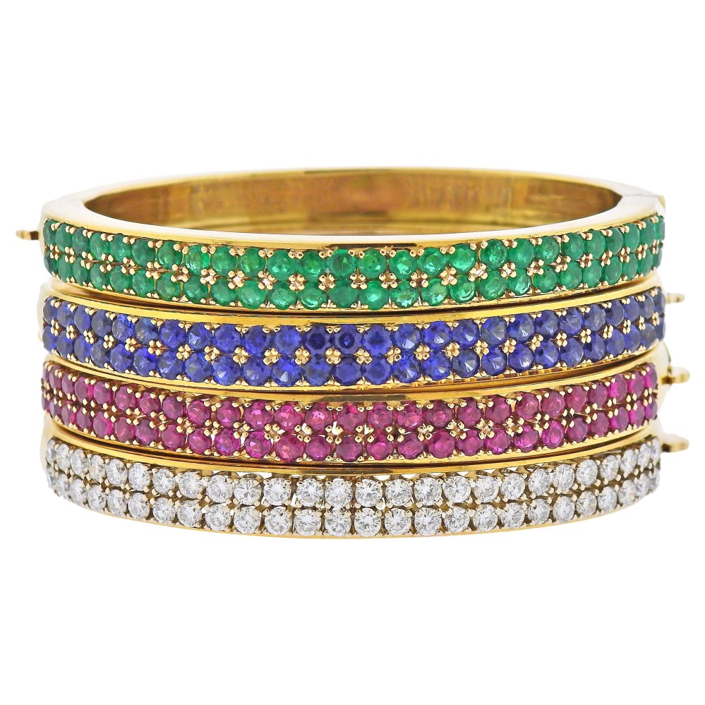 gold bangle bracelet set