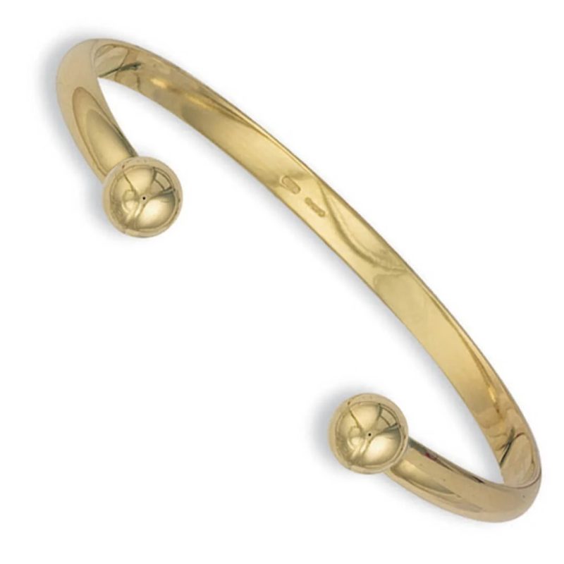 solid 9ct gold bangle