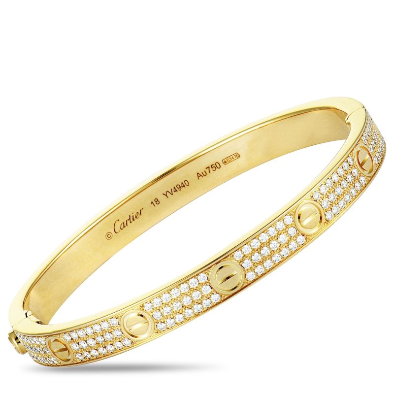 cartier diamond bangle