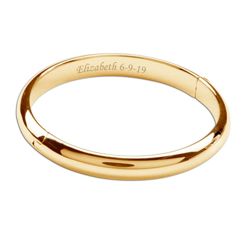 baby gold bangle bracelet