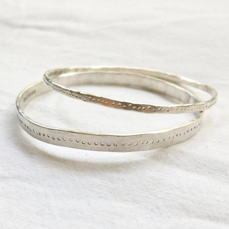 solid silver bangle