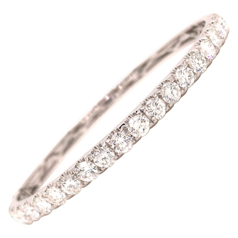 white gold bangle bracelets