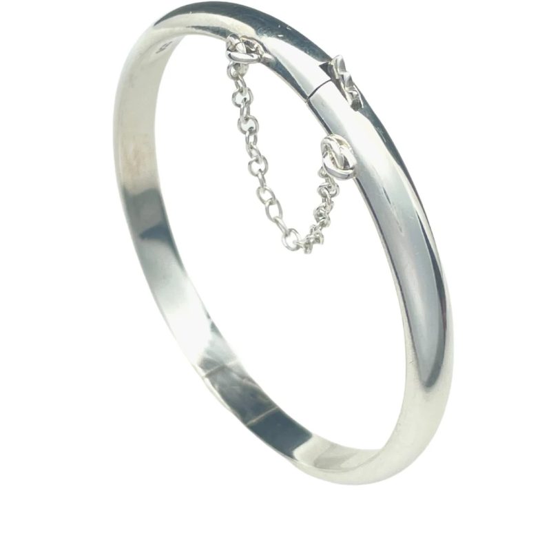 solid silver bangle