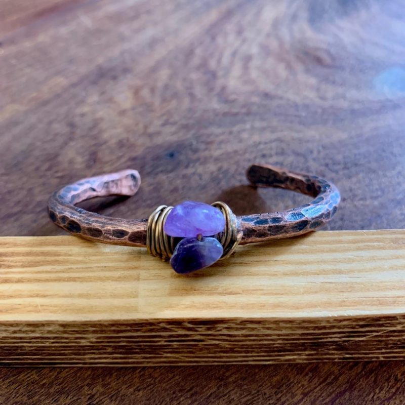 amethyst bangle