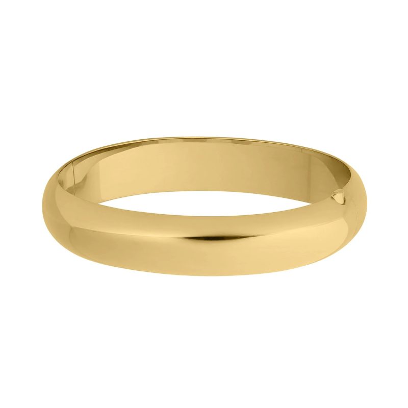14k solid gold bangle