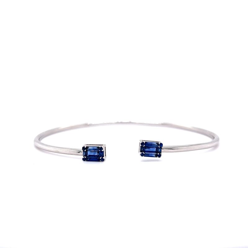 sapphire bangle bracelet