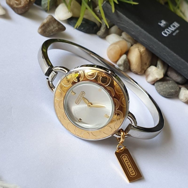 coach bangle watch