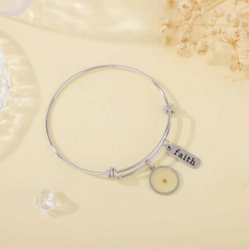 two tone bangle bracelet