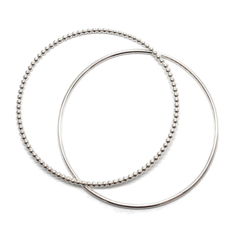 sterling silver bangle bracelet sets