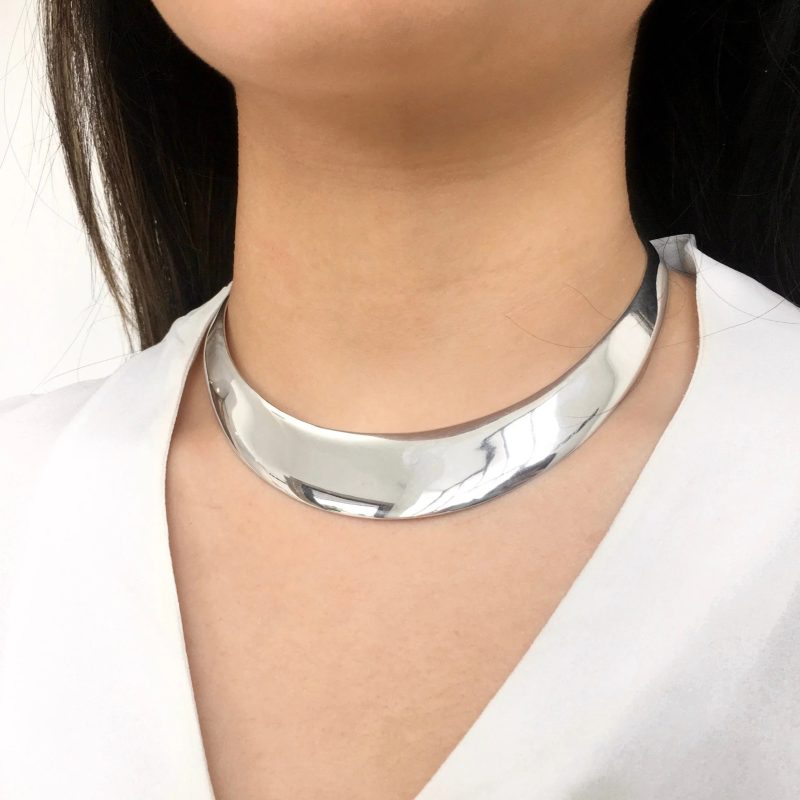 sterling silver choker