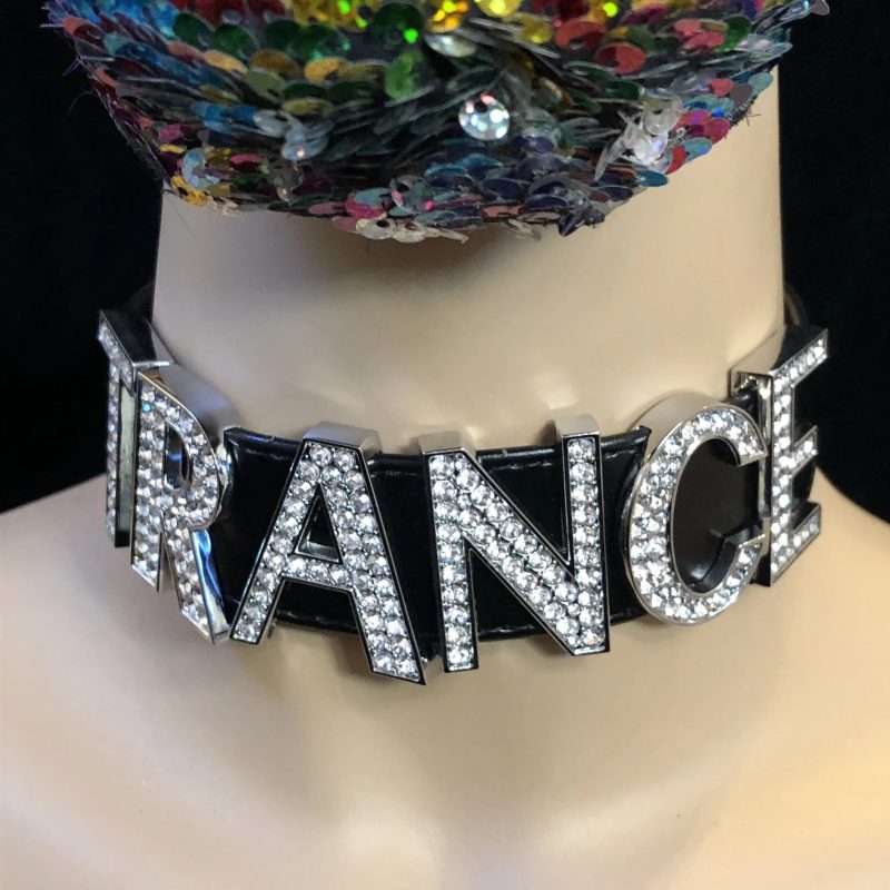 rhinestone choker