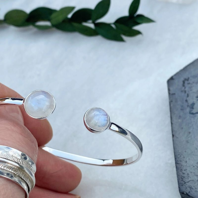 moonstone bangle