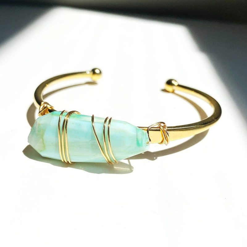 opal bangle bracelet