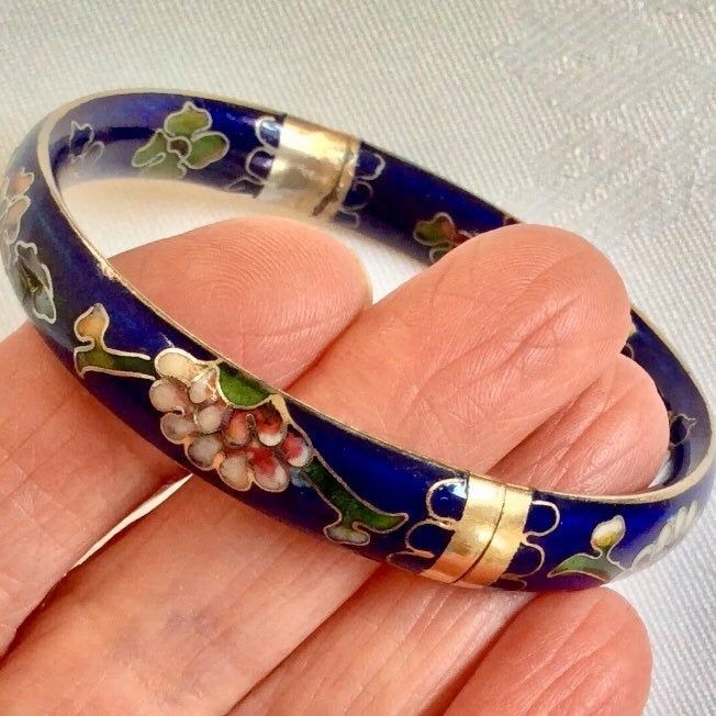 enamel bangle bracelet