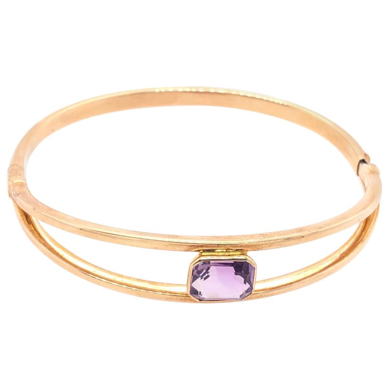 amethyst bangle