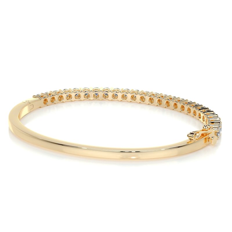diamond bangle gold