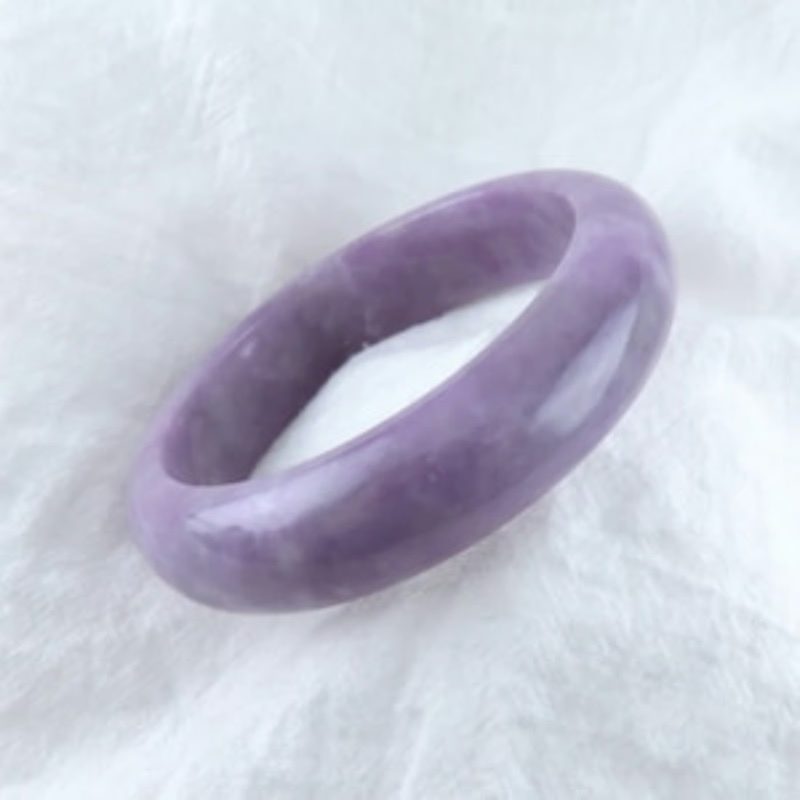 purple jade bangle
