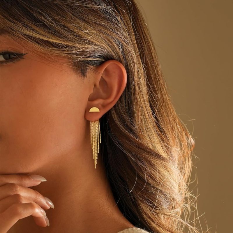 gold earrings for women