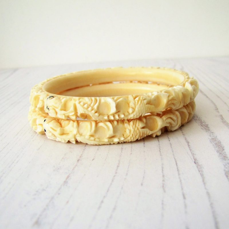 ivory bangle lady
