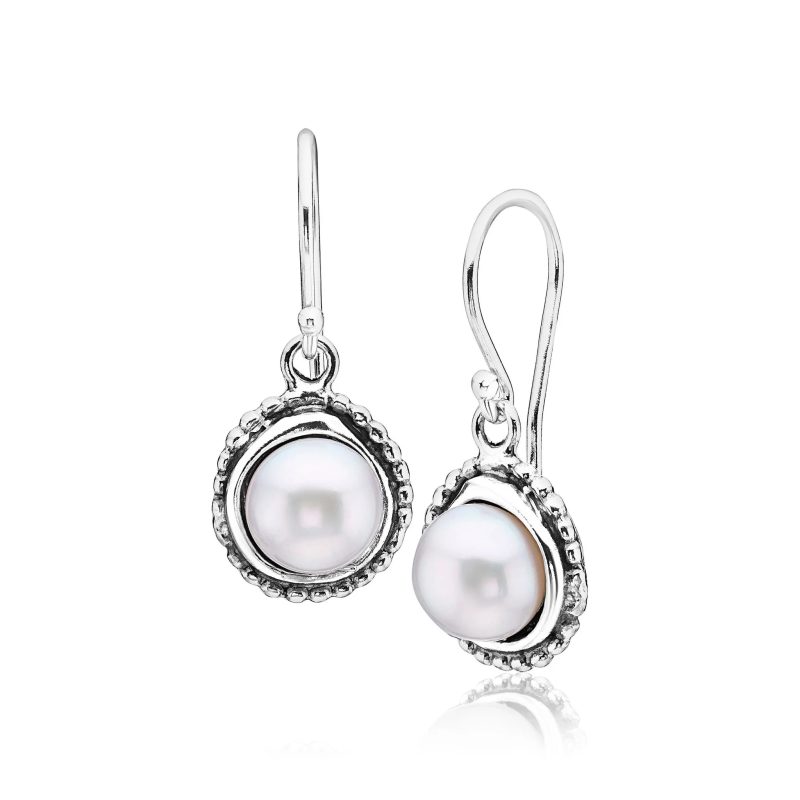 silver earrings