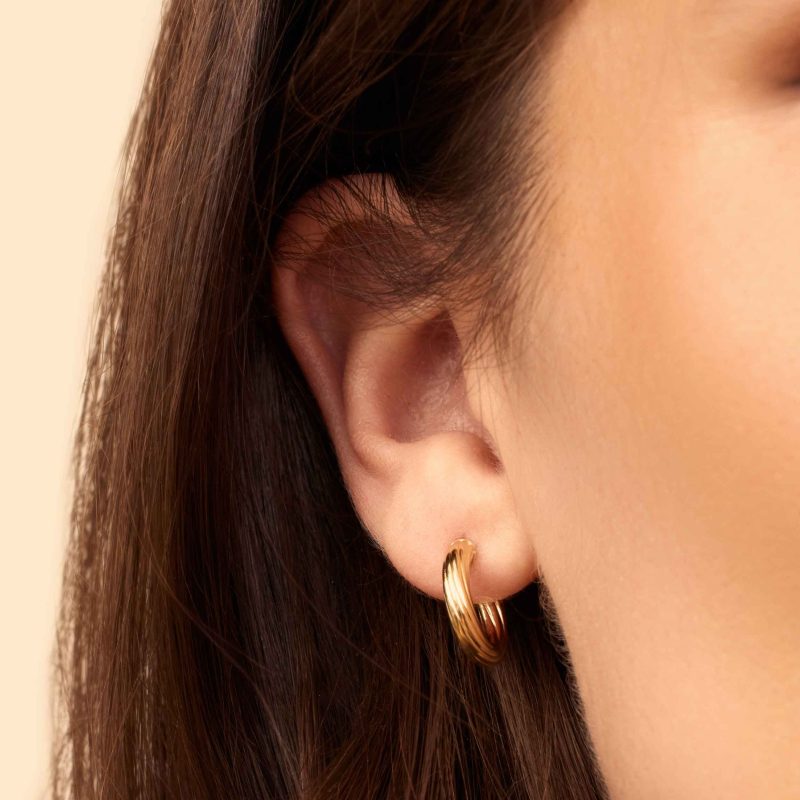 gold earrings for women