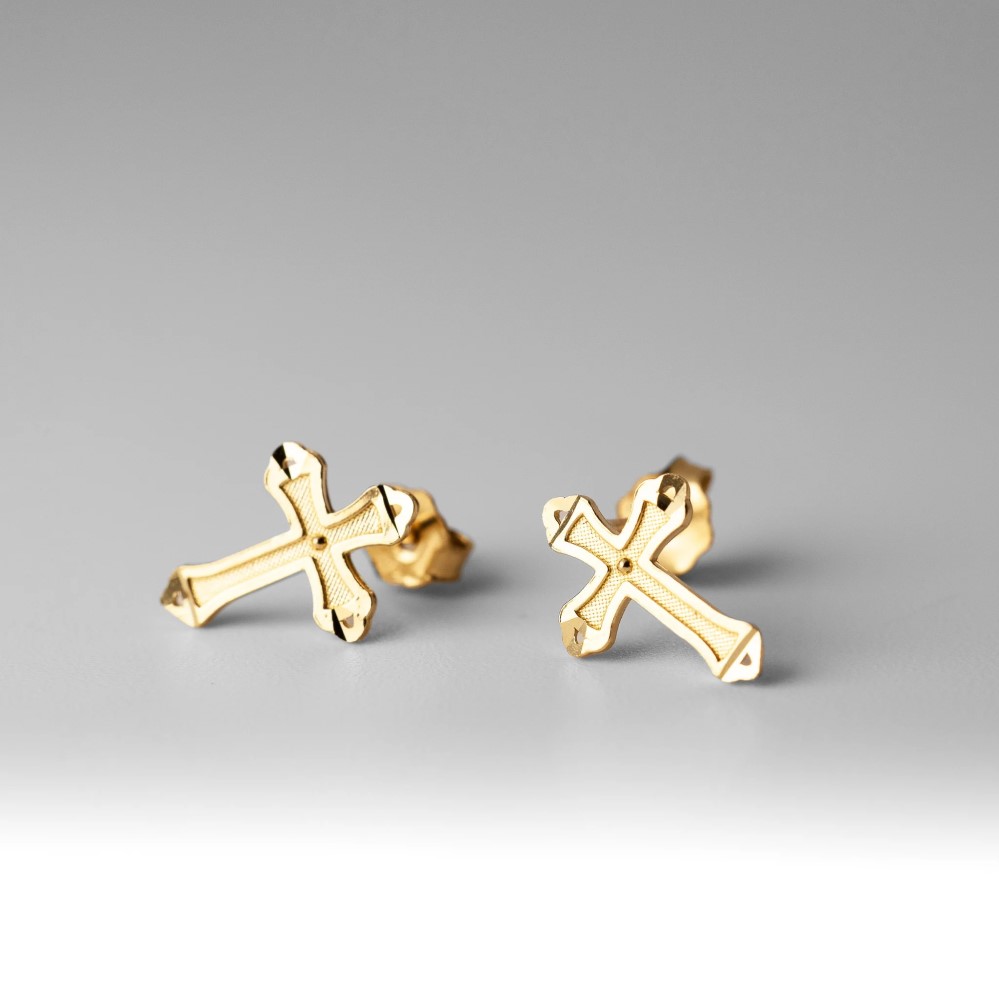 cross earrings