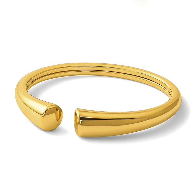 chunky gold bangle