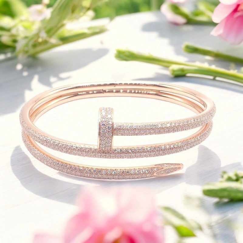 pink bangle bracelet
