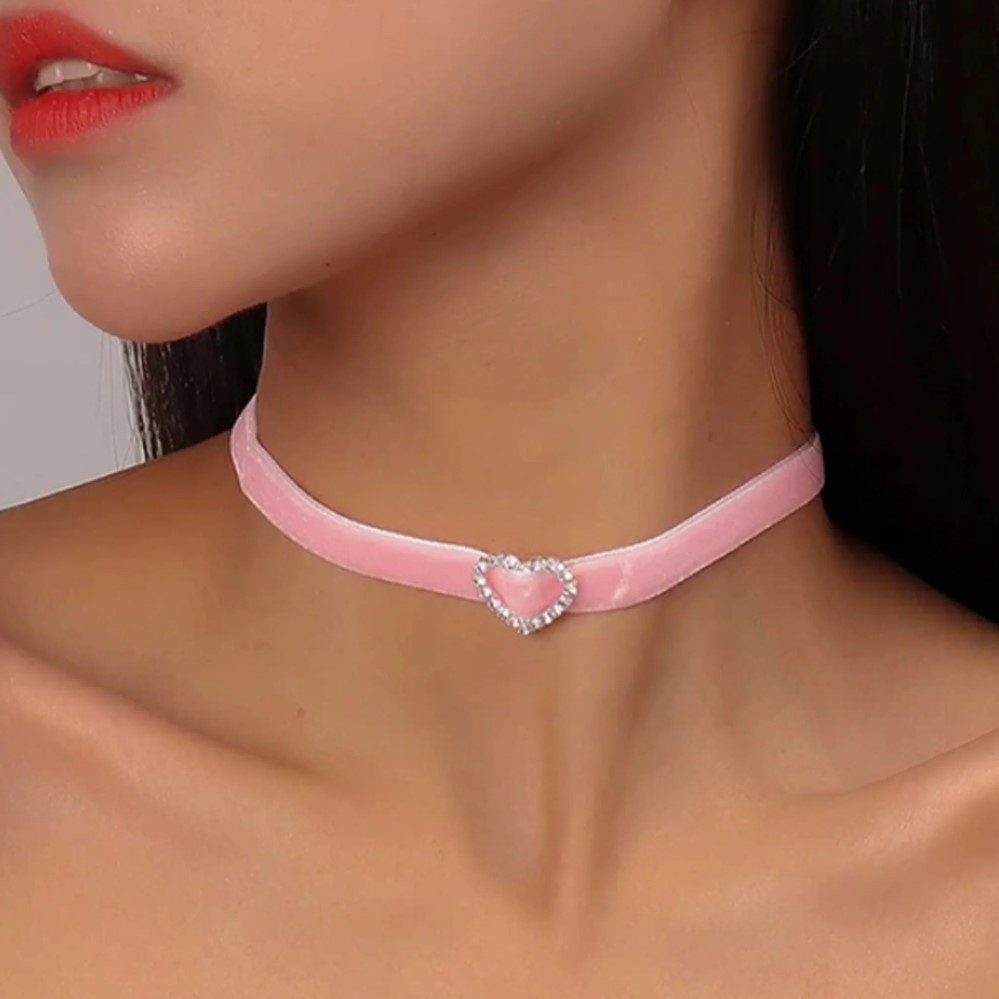 pink choker