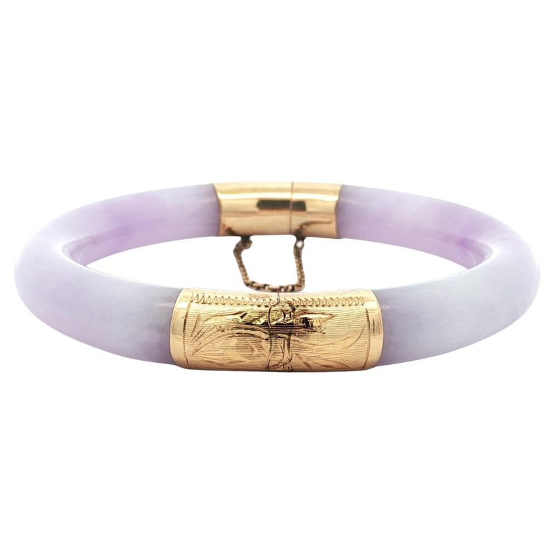 purple jade bangle