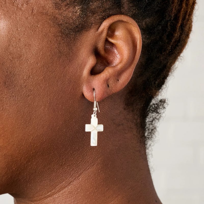 cross earrings