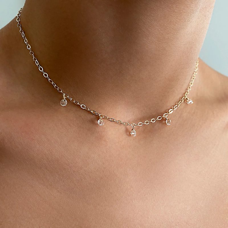 choker crystal