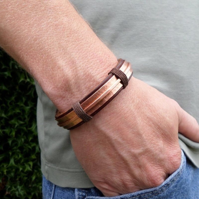 copper bangle for men