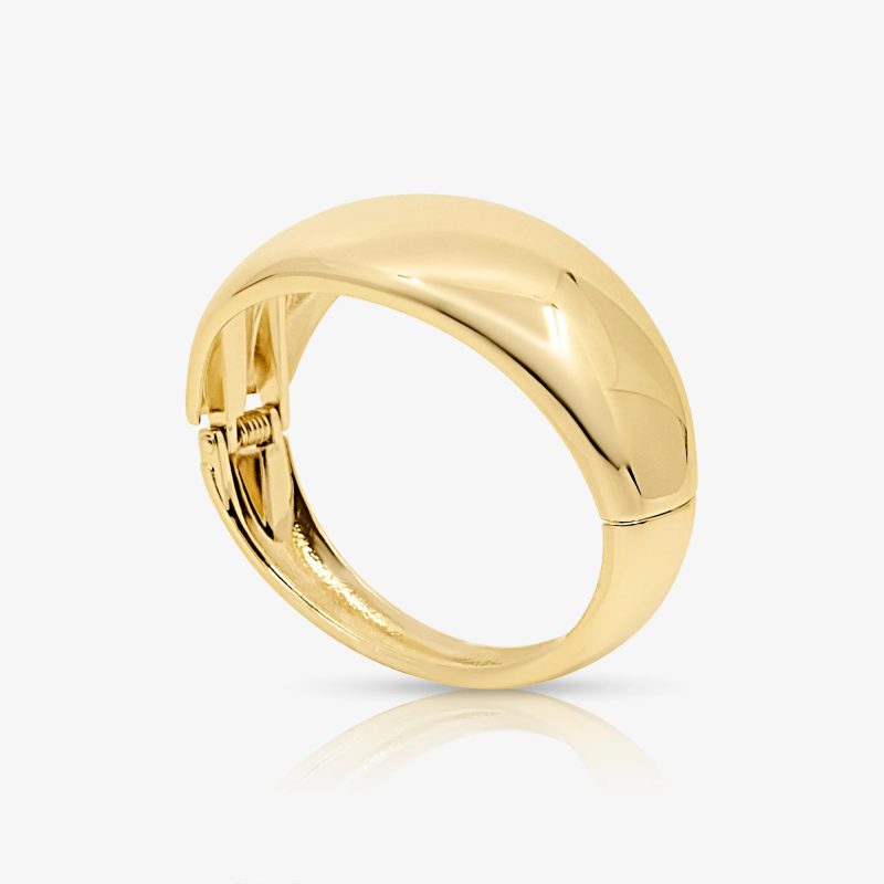 chunky gold bangle