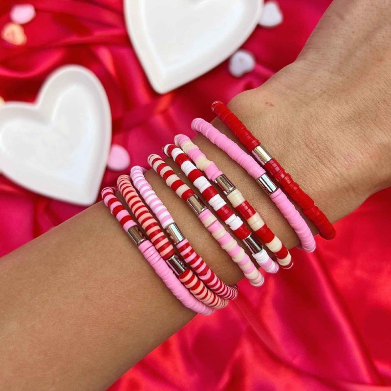 pink bangle bracelet
