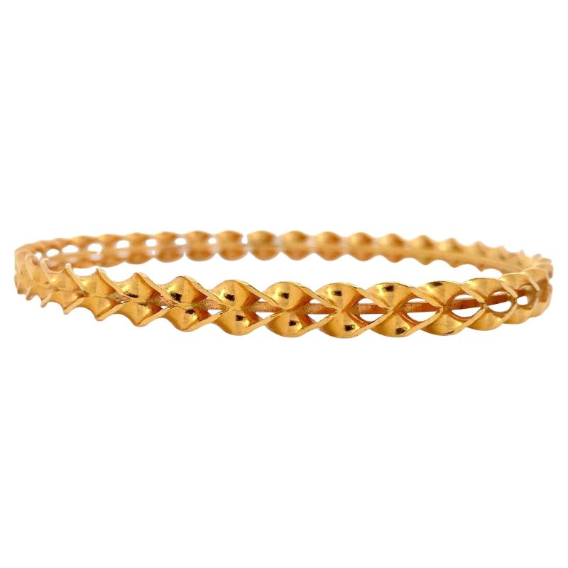 chunky gold bangle