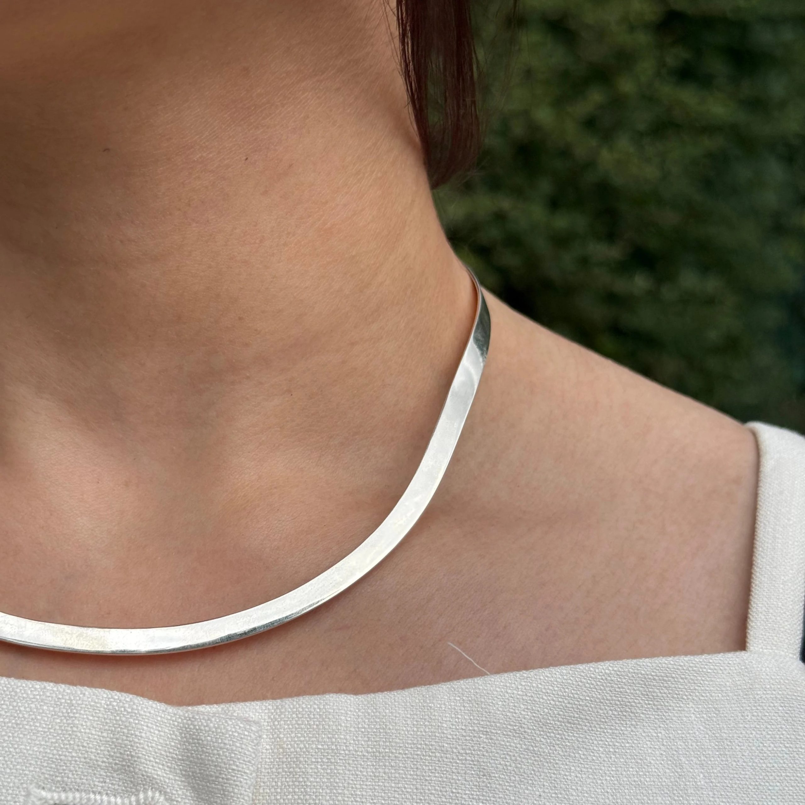 sterling silver choker