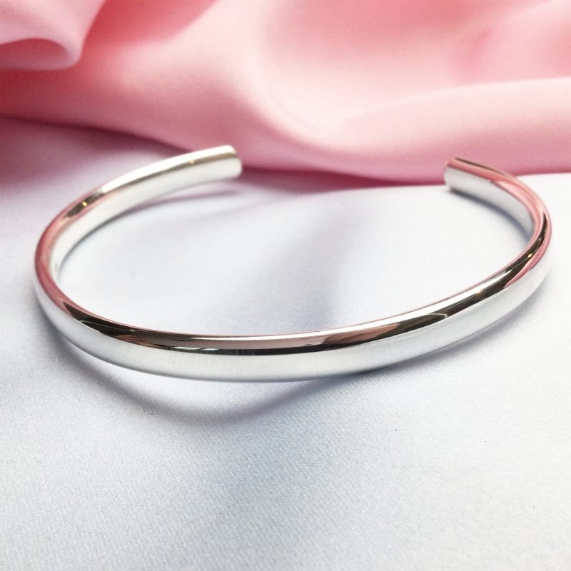 mens silver bangle
