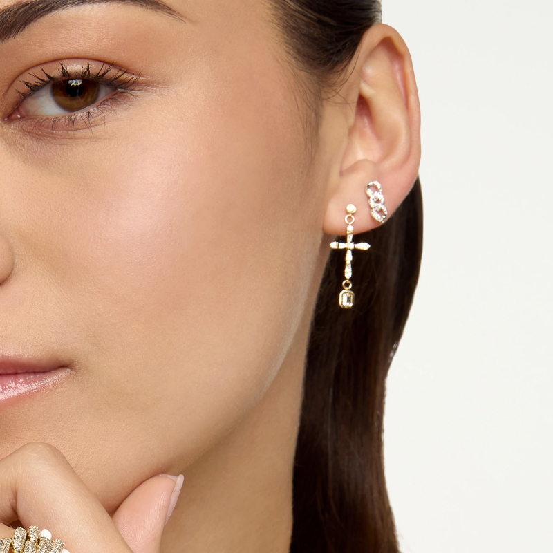 cross earrings
