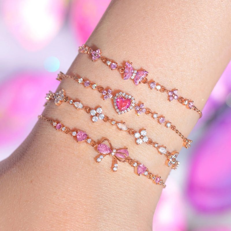 pink bangle bracelet