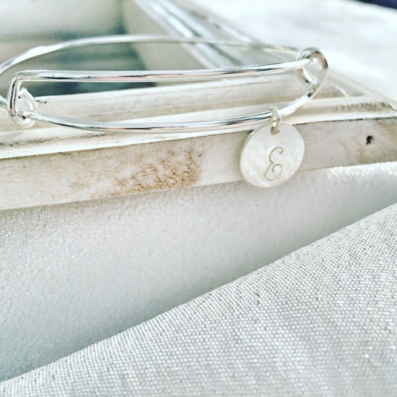 monogram bangle