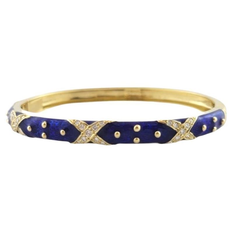 enamel bangle bracelet