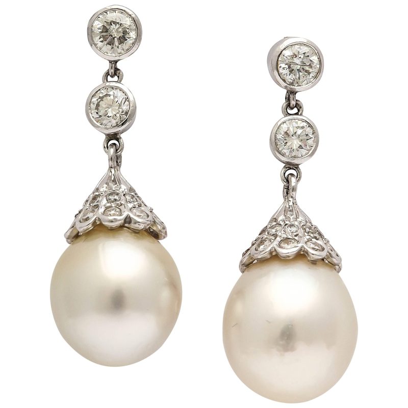 pearl earrings
